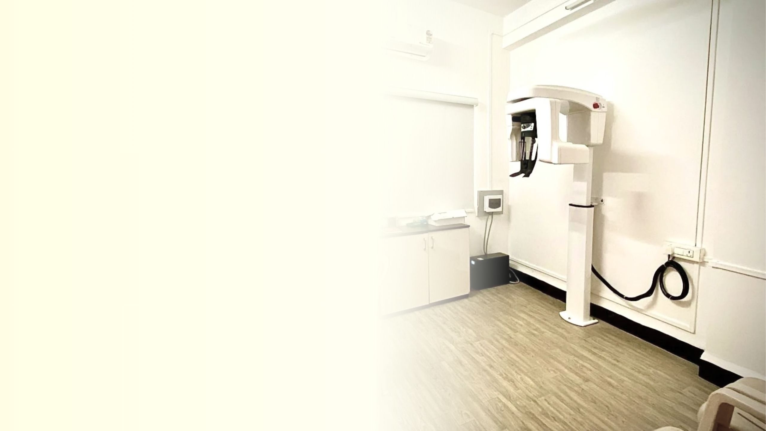 Advanced dental CBCT machine in operation